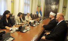 21 July 2016 The National Assembly Speaker and the leader of the Islamic Community of Serbia